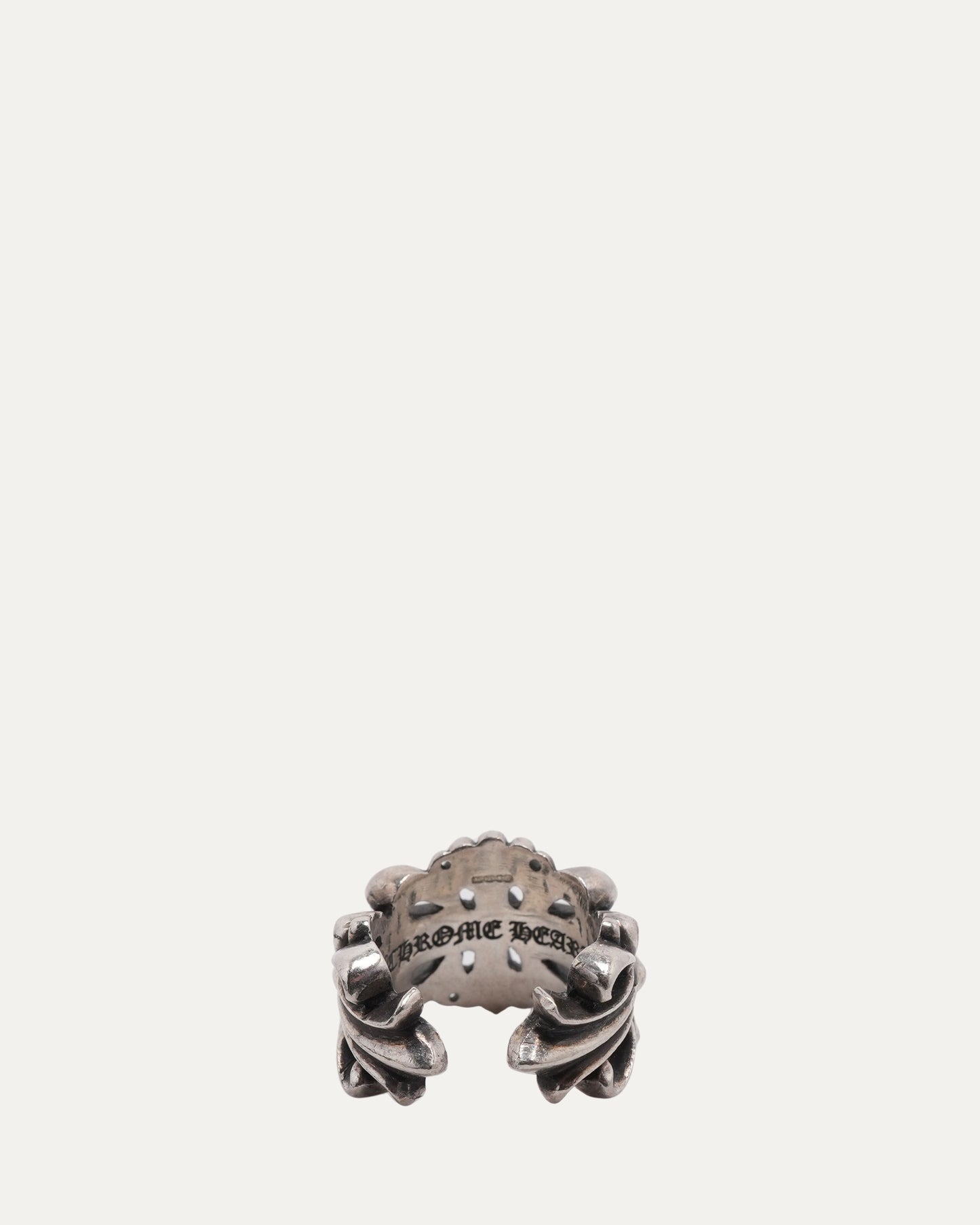 Double Floral Open Ring