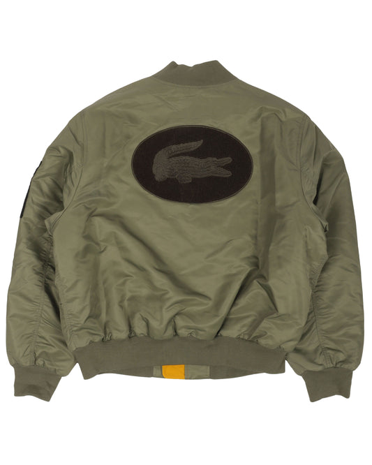 Back Logo Bomber Jacket