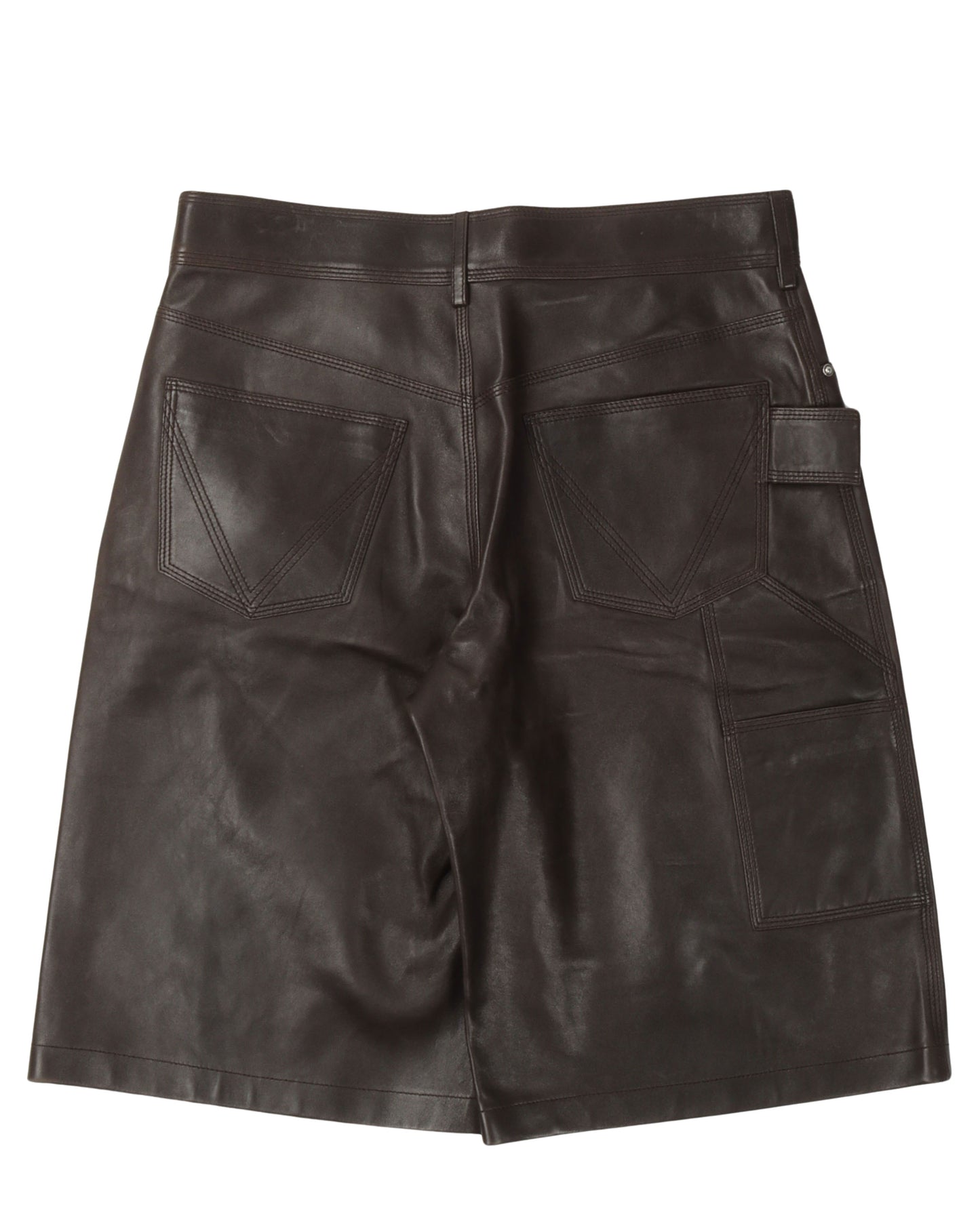 Lamb Leather Carpenter Shorts