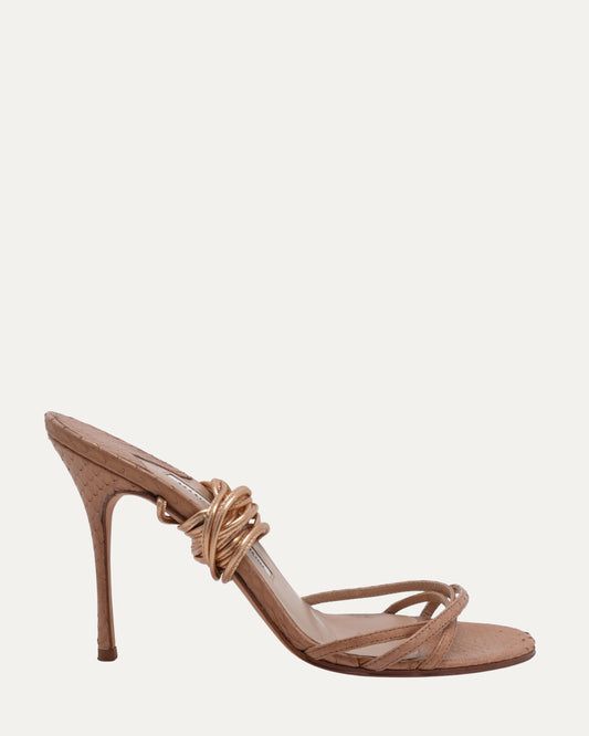 Snakeskin Leva Sandal