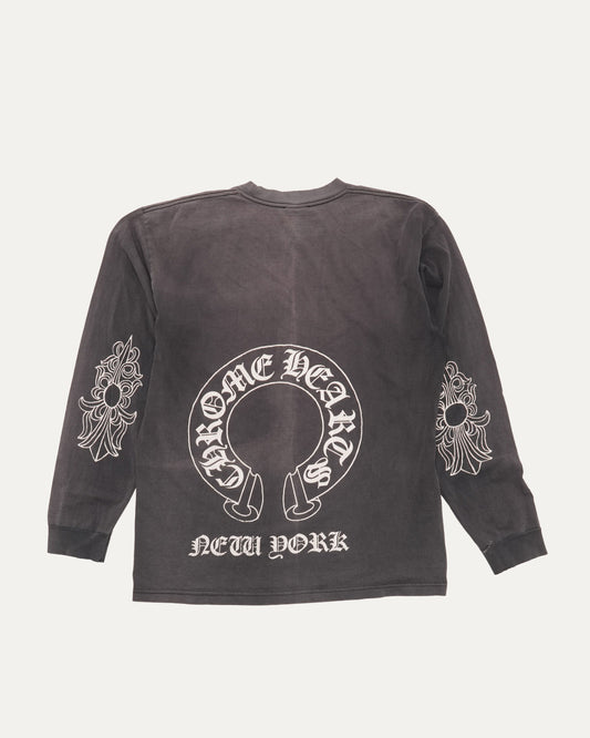 Vintage New York Horseshoe Logo Pocket T-Shirt