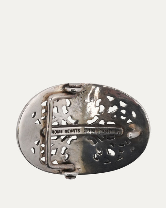 Oval Cross Belt Buckle