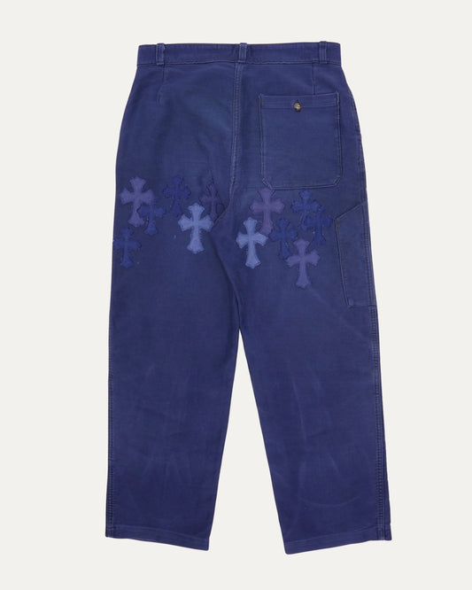 Cross Patch Bleu de Travail French Work Pants