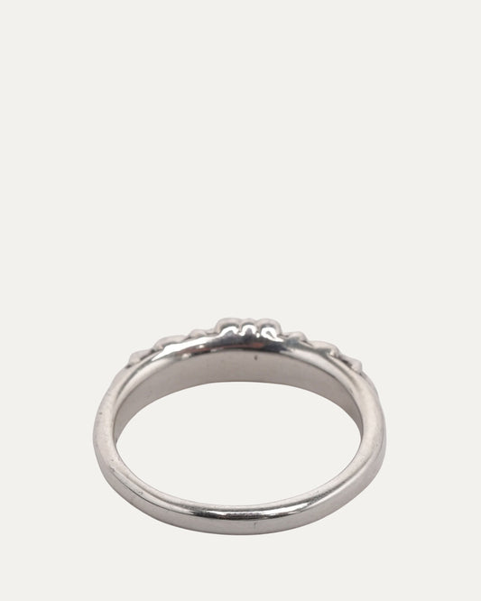 Mini Floral Cross Ring