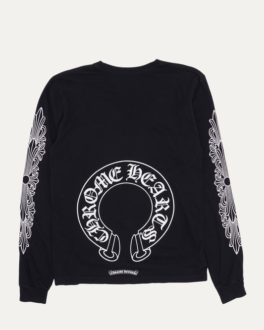 Horseshoe Logo Long Sleeve Pocket T-Shirt