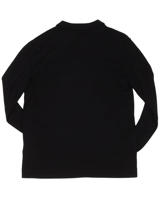 Knit Polo Long Sleeve