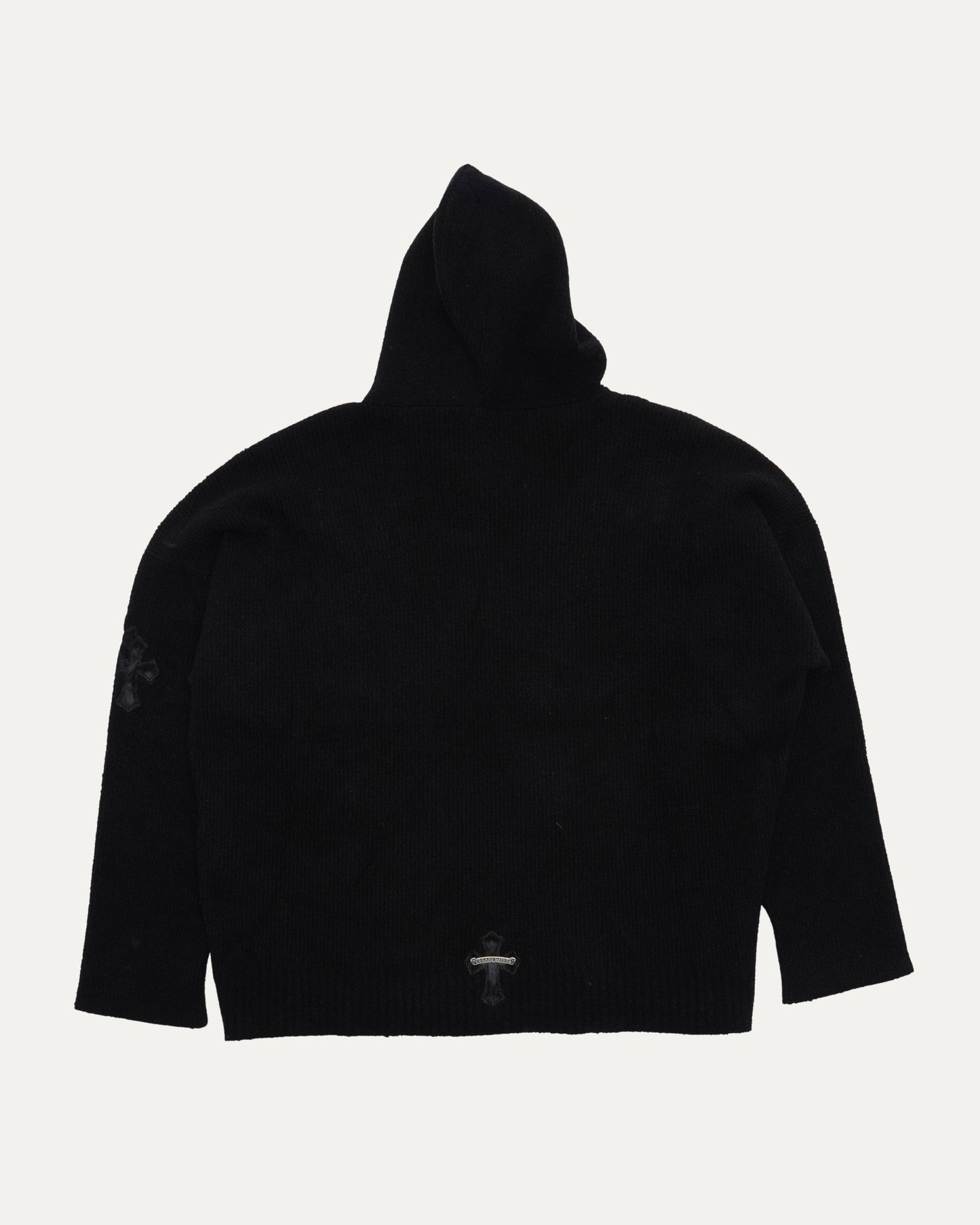 Cross Patch Hooded Sweater