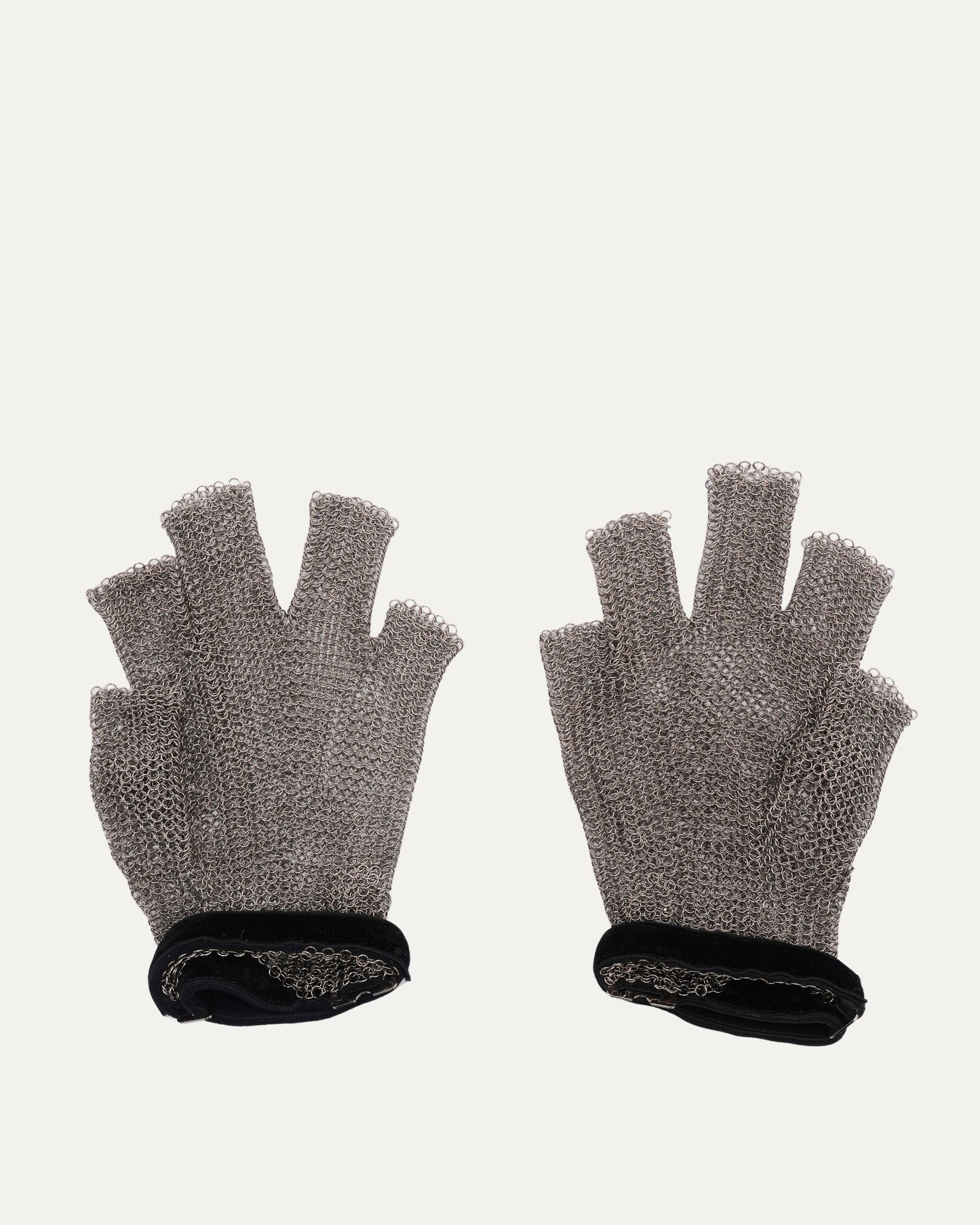 Chainmail Fingerless Gloves