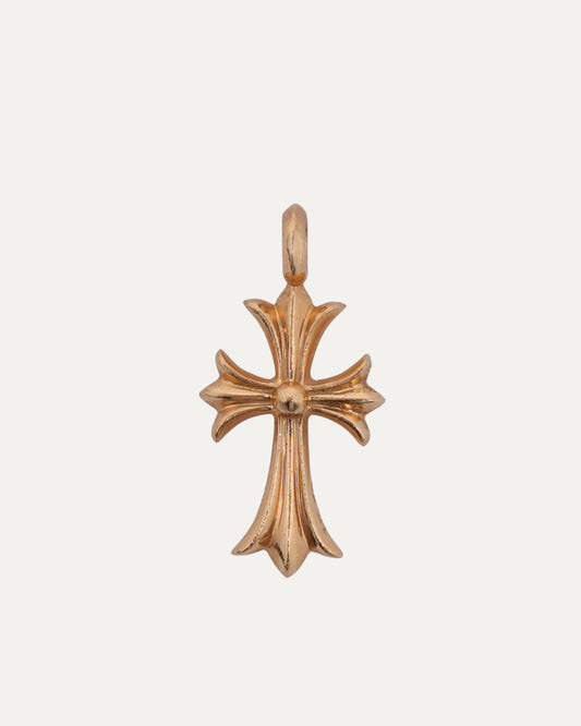 22k Gold & Diamond Tiny Fat Pendant