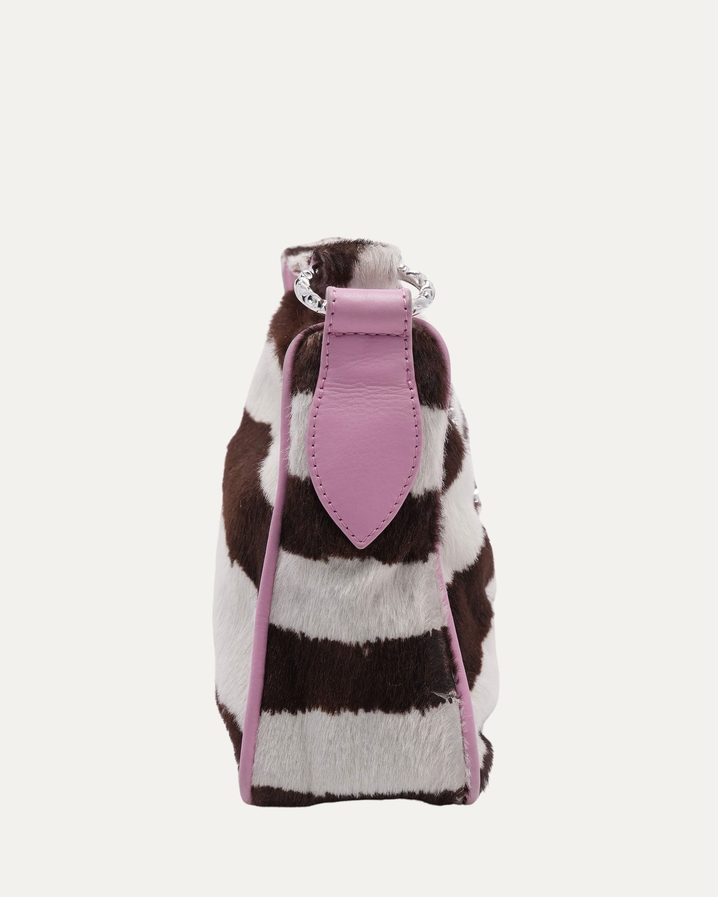 Pony Hair Dagger Embellished Chicken Nugget Bag