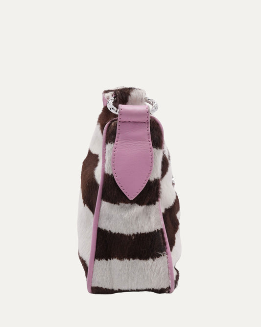 Pony Hair Dagger Embellished Chicken Nugget Bag