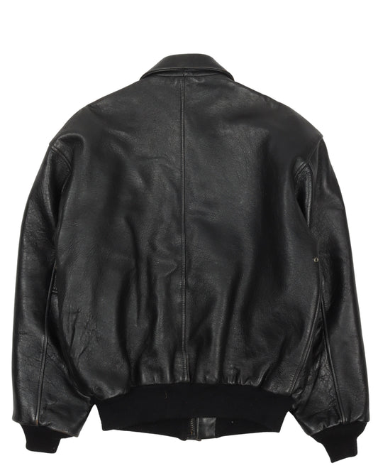 Avirex Type A-2 Leather Bomber Jacket