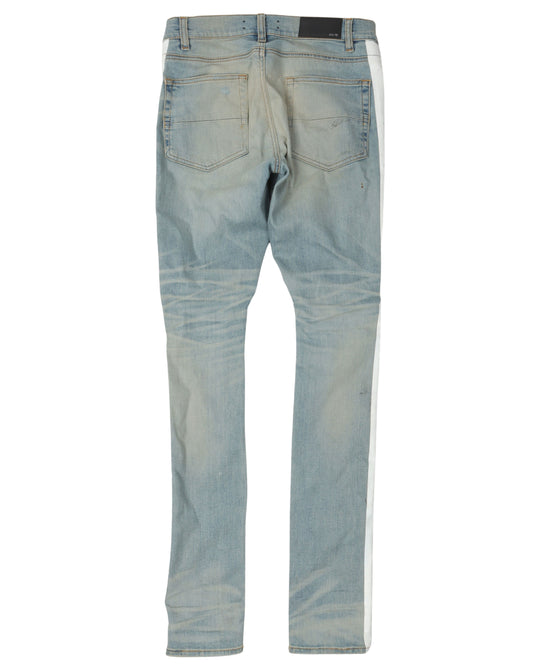Side Stripe Track Jeans