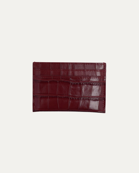 Crocodile Embossed Card Holder