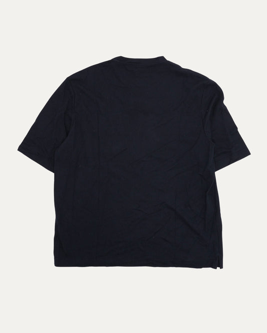 Leather Applique Pocket T-Shirt