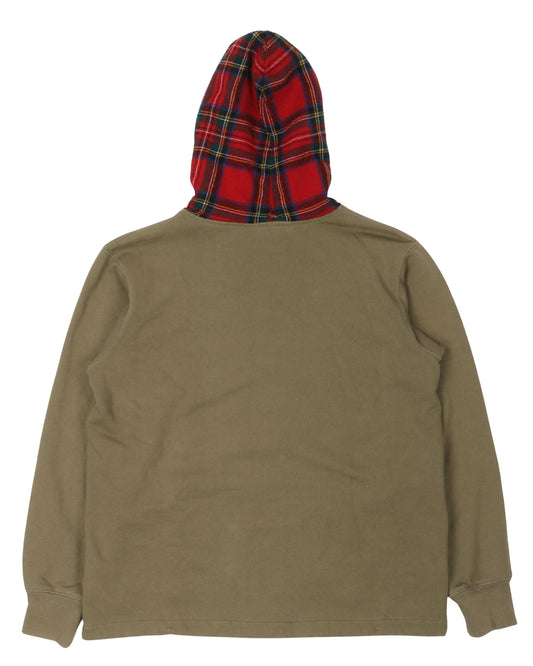 Comme Des Garcons Plaid Hoodie