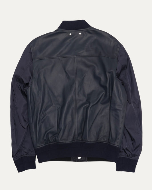Monogram Reversible Leather Varsity Jacket