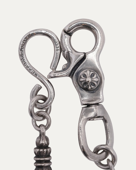 Plus Ball and Barrel Link Wallet Chain