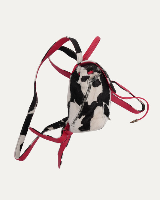 Mini Cow Print Backpack