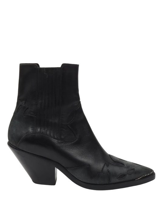 Metal Tip Midnight Cowboy Boots