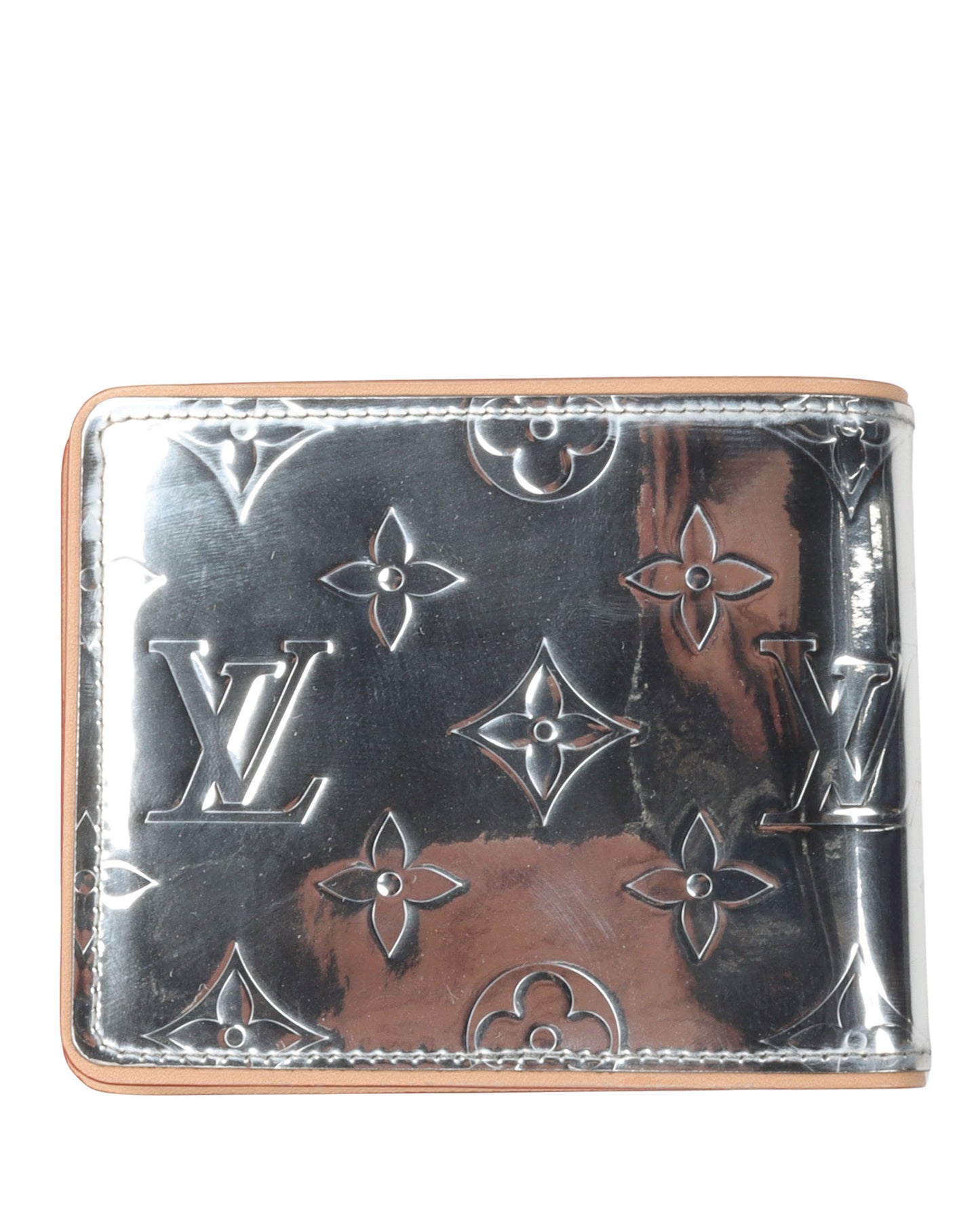 Monogram Leather Mirror Wallet
