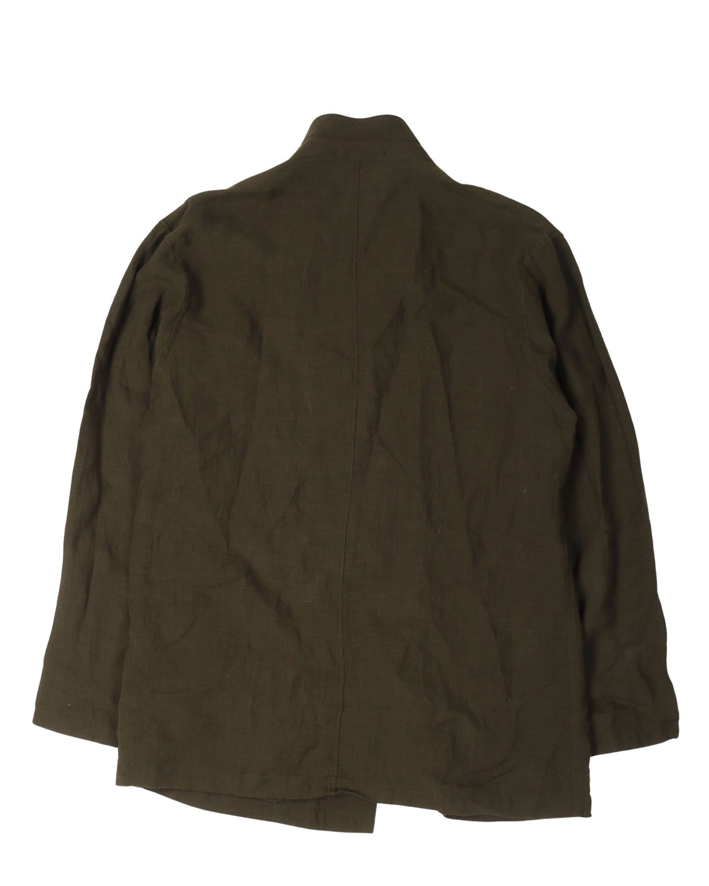 Linen Unstructured Blazer