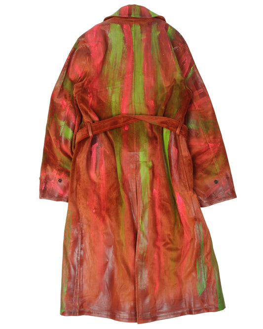 Hand Painted Trench Coat