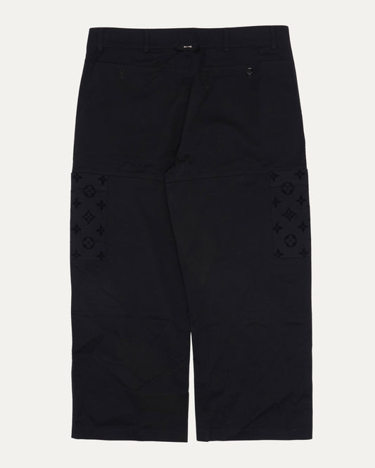 Flocked Cargo Pants