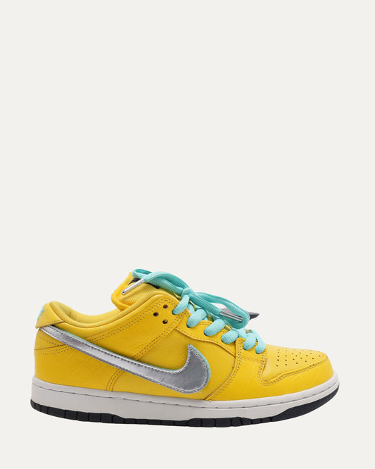 Diamond Supply Co. Friends and Family Canary SB Dunk Low Sneakers