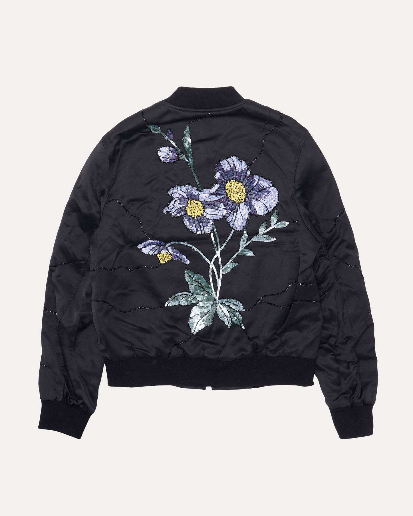 Sequin Bomber Jacket