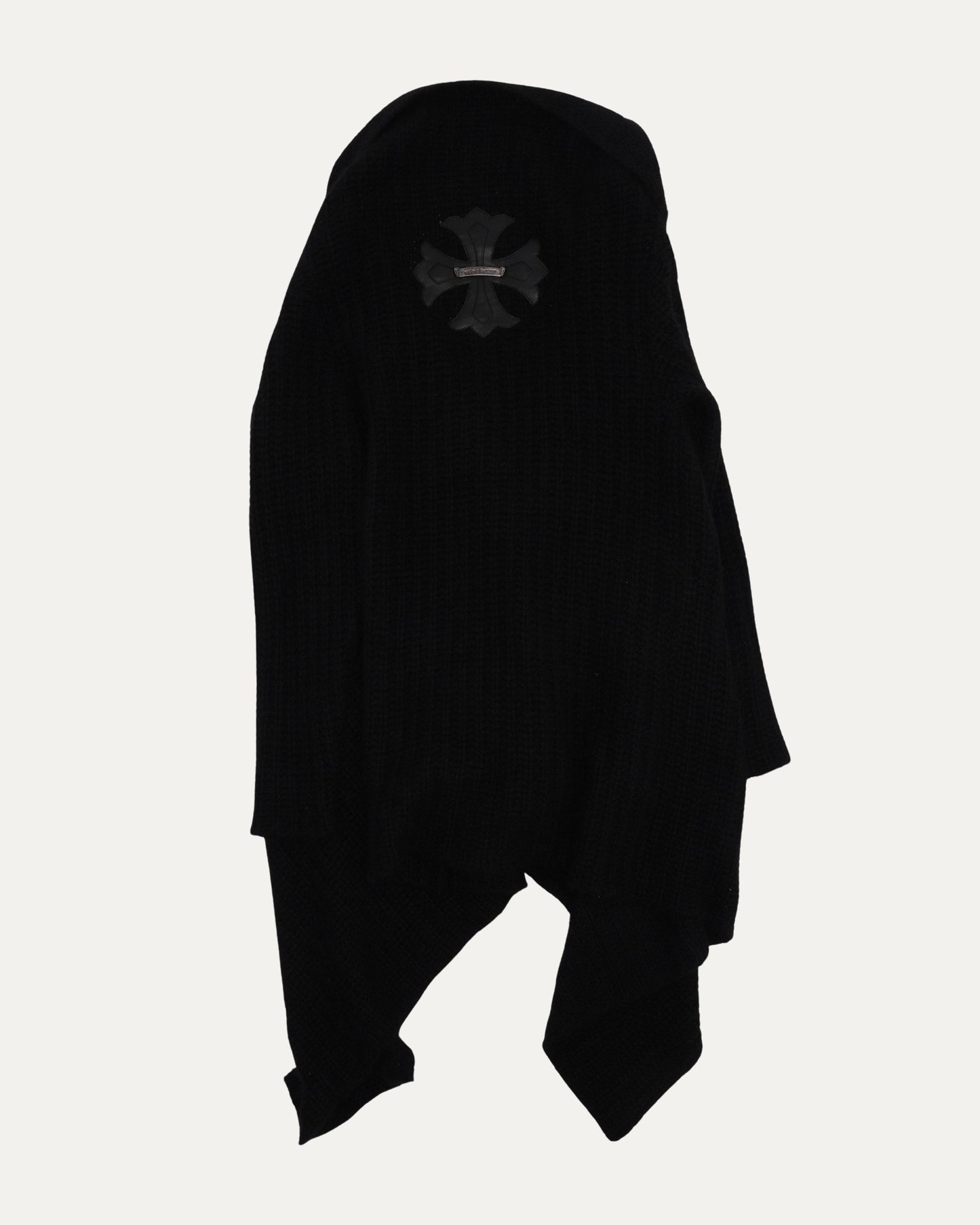 Plus Cross Patch Cashmere Cardigan Sweater