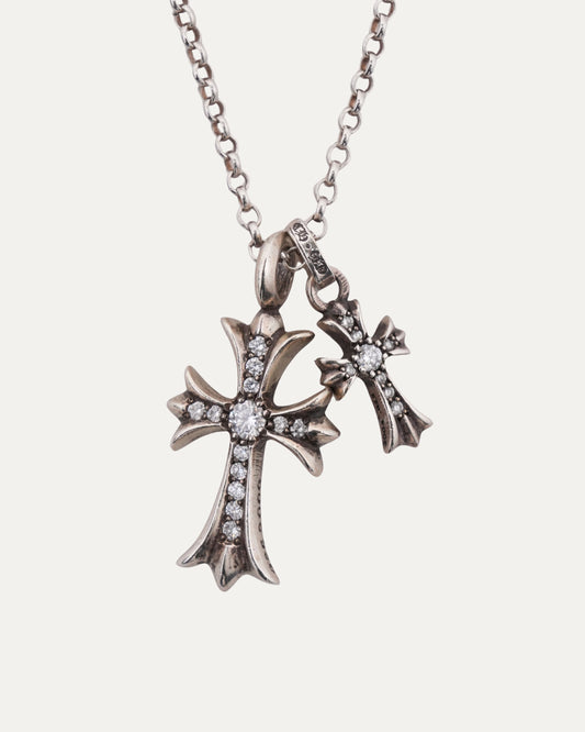 Diamond Tiny Fat and Diamond Baby Fat Necklace