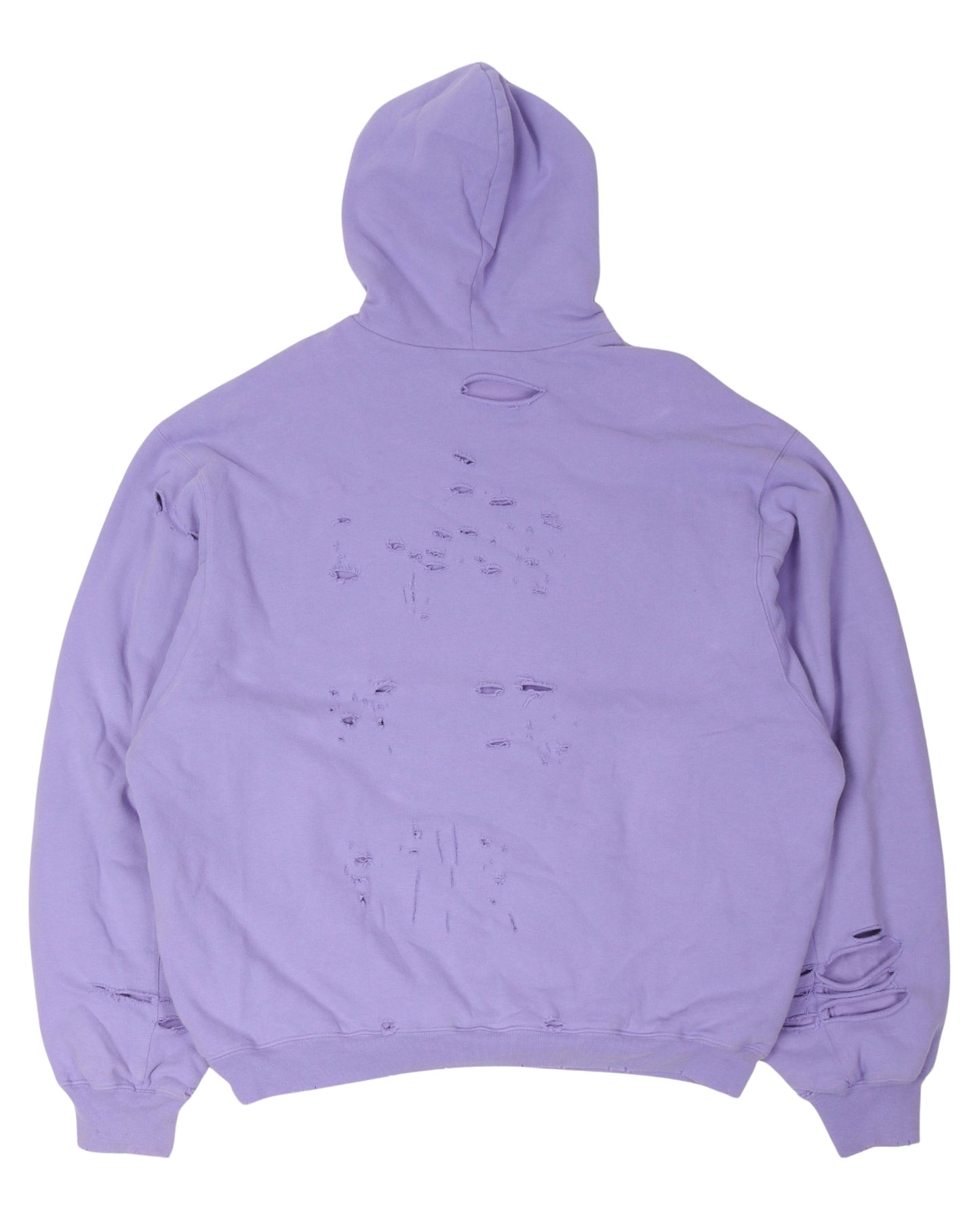 Oversized Distressed Hoodie