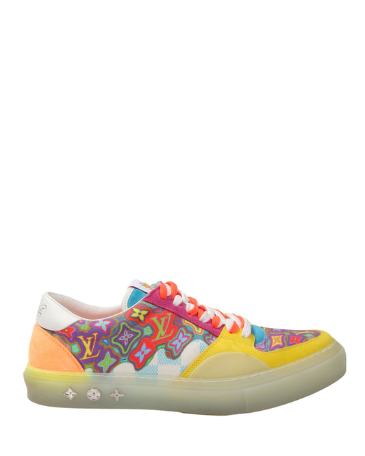 Ollie Psychedelic Monogram Sneakers