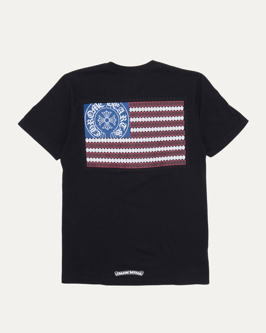 American Flag Vine Dagger Pocket T-Shirt