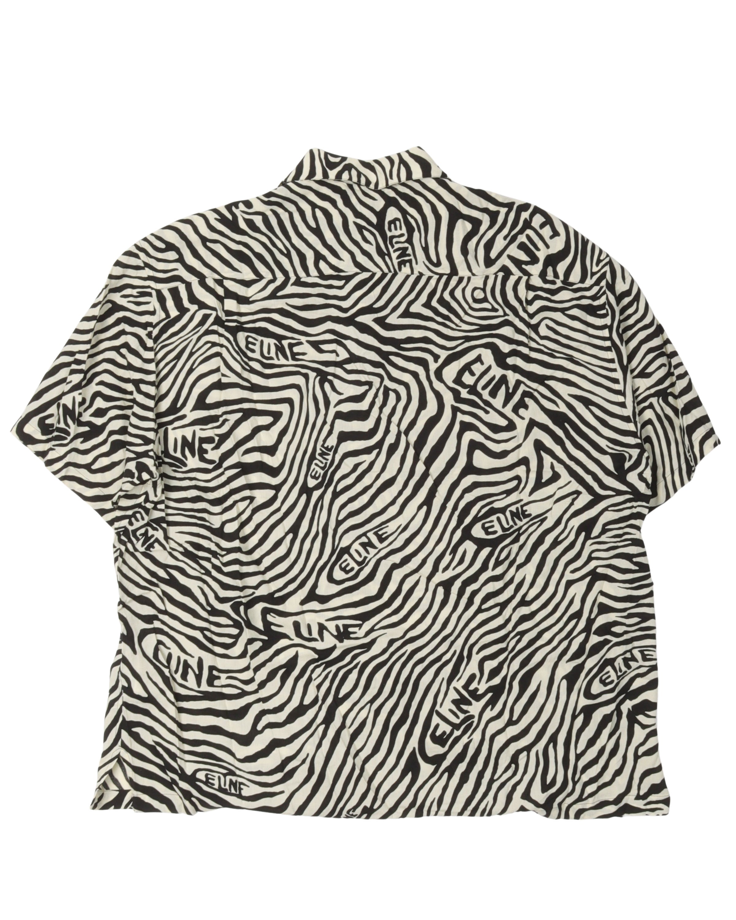 Zebra Print Viscose Shirt