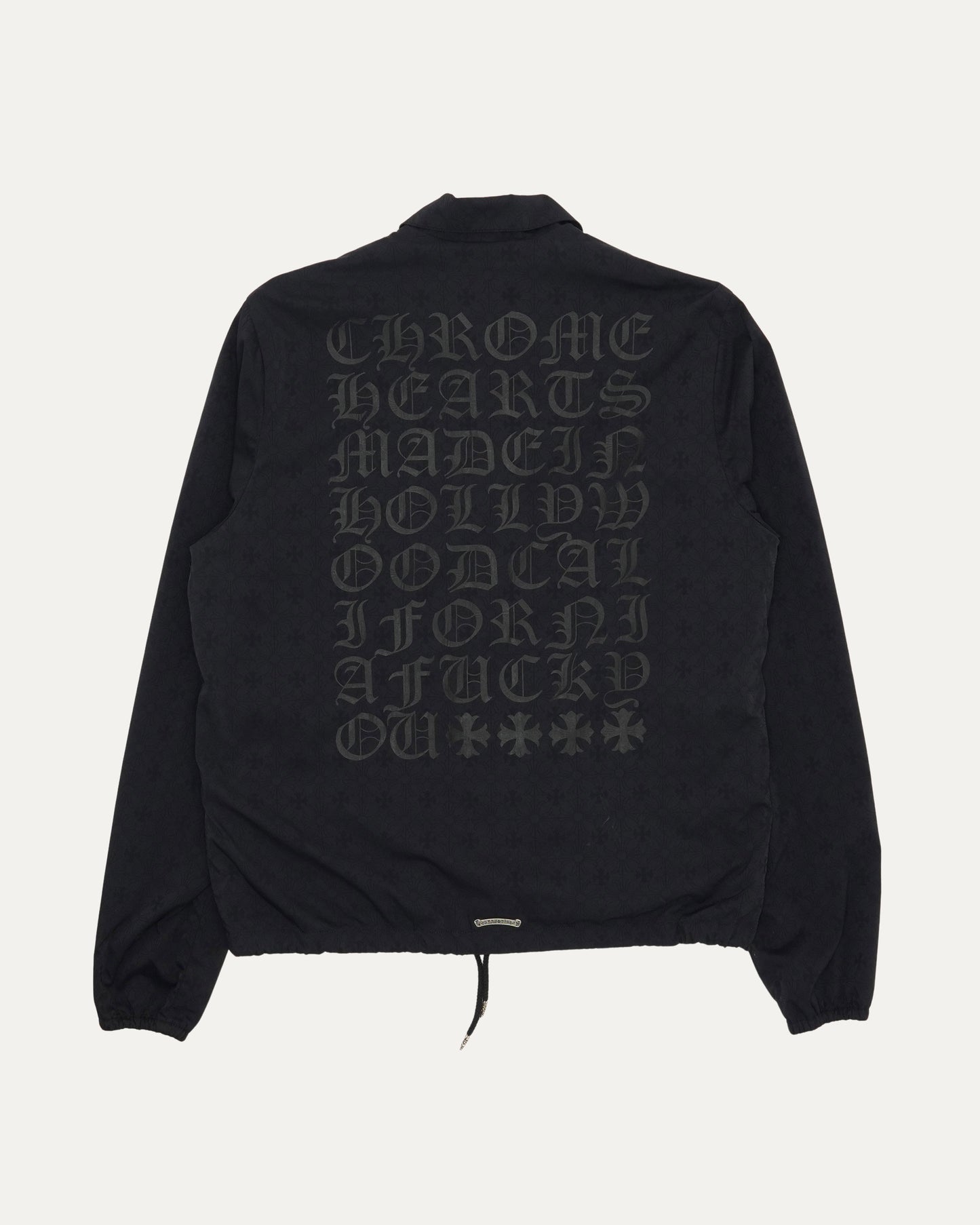 Eyechart Logo Monogram Coach Jacket