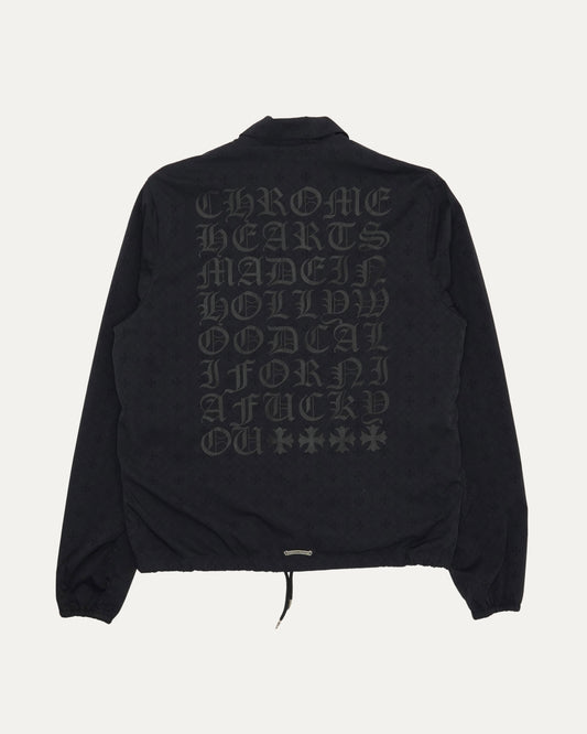Eyechart Logo Monogram Coach Jacket