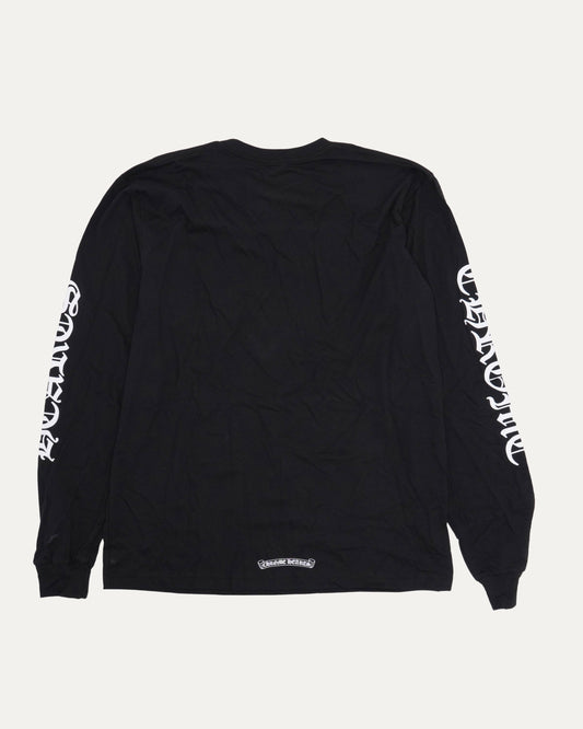 Neck Logo Long Sleeve Pocket T-Shirt