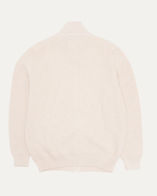 Ribbed Zip Up Sweater
