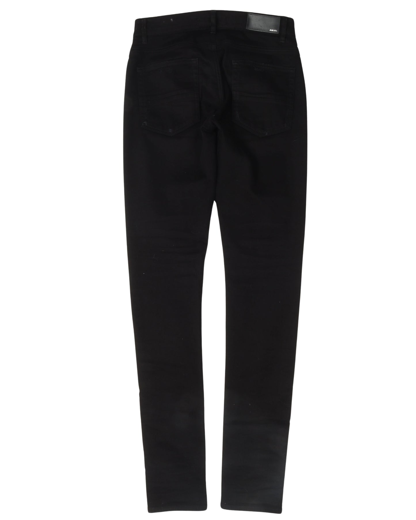 Lightly Distressed Denim Jeans