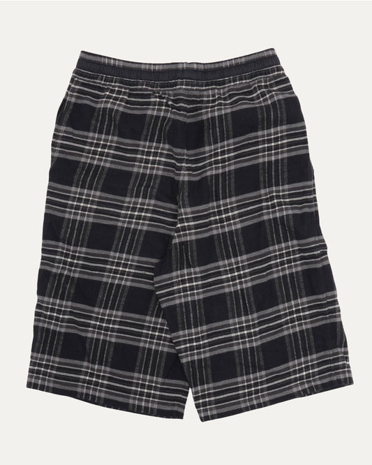 After School Cross Patch Flannel Shorts