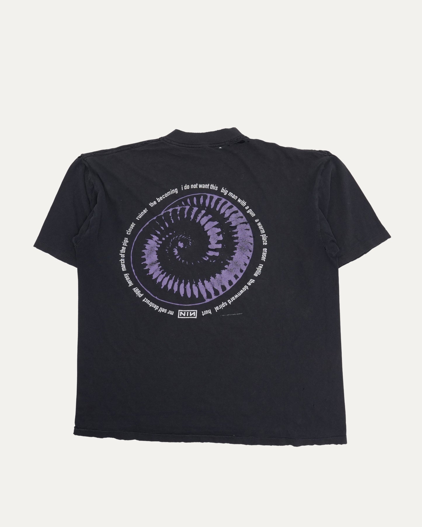 Nine Inch Nails 1994 Embroidered Logo T-Shirt