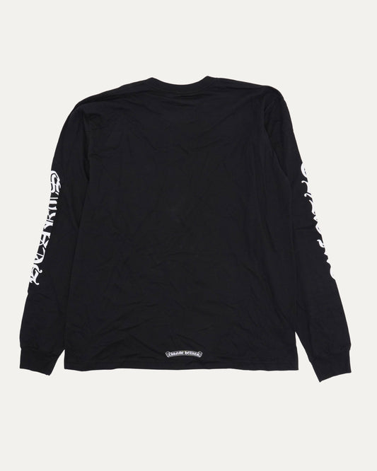 Neck Logo Long Sleeve Pocket T-Shirt