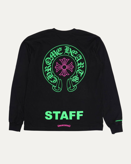 Staff Horseshoe Logo Long Sleeve T-Shirt