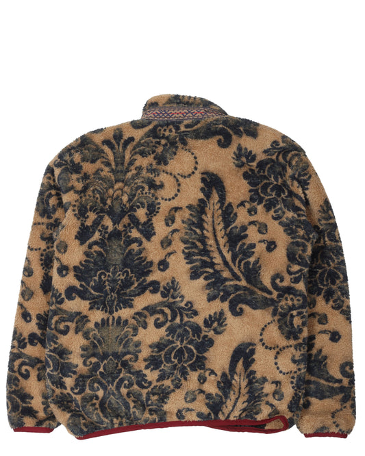 Damask Fleece Zip Jacket