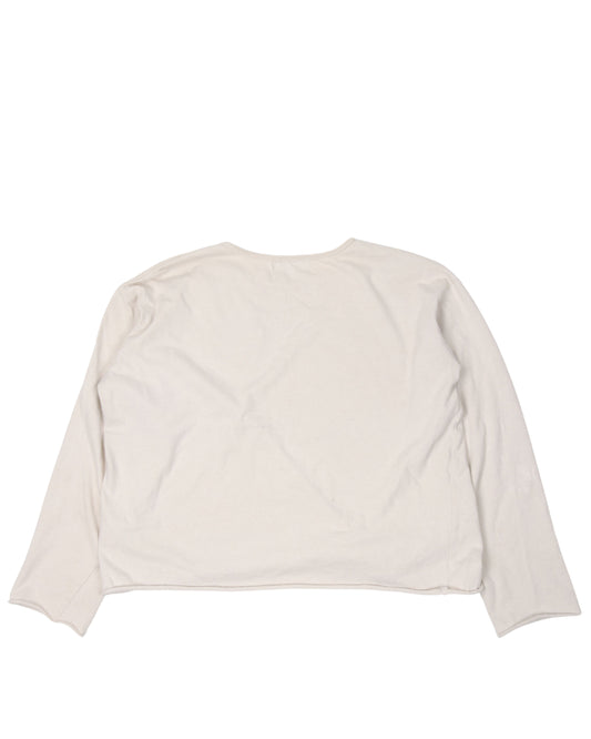 Bad Childhood Raw Hem Long Sleeve T-Shirt