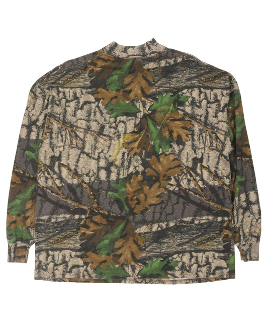 High Collar Long Sleeve T-Shirt