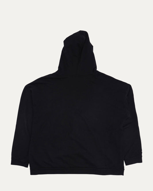 Embroidered Vertical Logo Hoodie