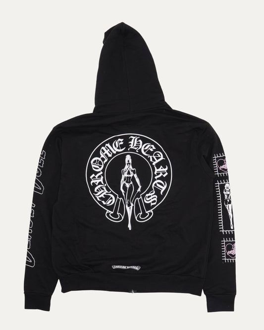 Deadly Doll Vine Dagger Zip Up Hoodie